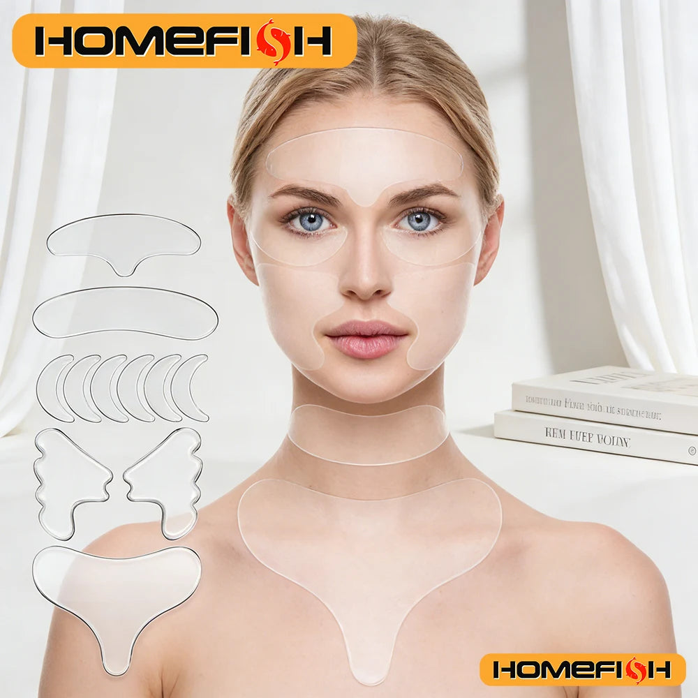 Reusable Silicone Neck & Skin Care Patches, Soft Silicone Comfort Pads for Forehead, Daily Beauty Use Peaceful Pleasures Health and Wellness