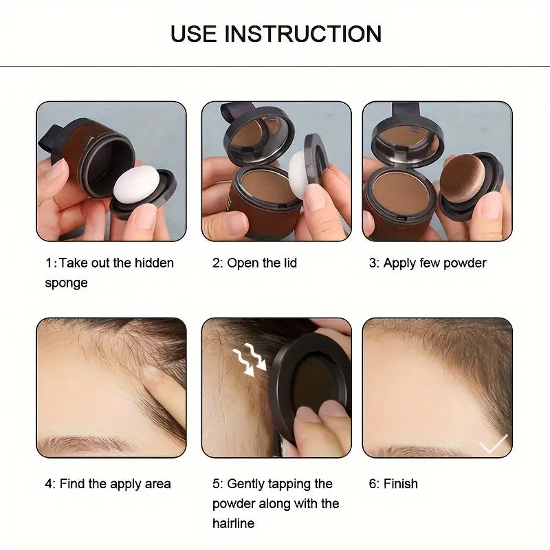 Hair Line Powder Instant Conceal & Root Touch-Up For A Natural Look Hairline Shadow Concealer Coverage Paint Repair Fill In Hair Peaceful Pleasures Health and Wellness