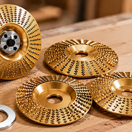 Wood Carving Disc Multi-Purpose Cutting & Grinding Wheel For Workshop Home Garage Craft Restoration, Angle Grinder Attachment Peaceful Pleasures Health and Wellness