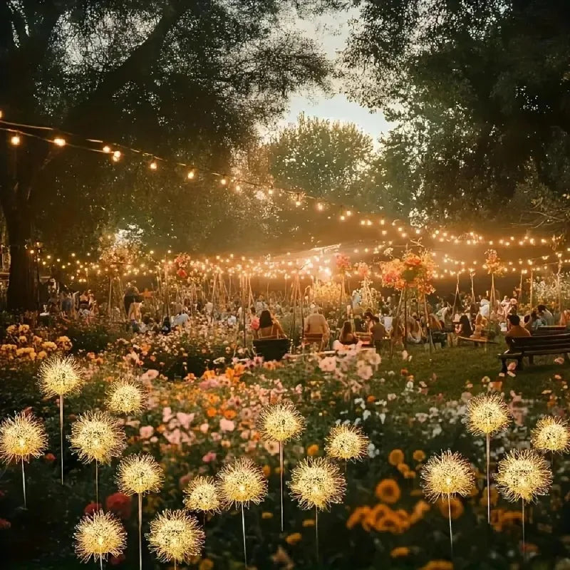 Solar Dandelion Garden Lights – Outdoor Lawn Landscape Decor