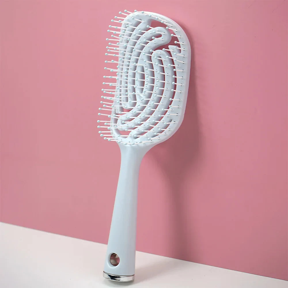 Hollow Out Anti-Static Detangling Hair Brush – Wet & Dry