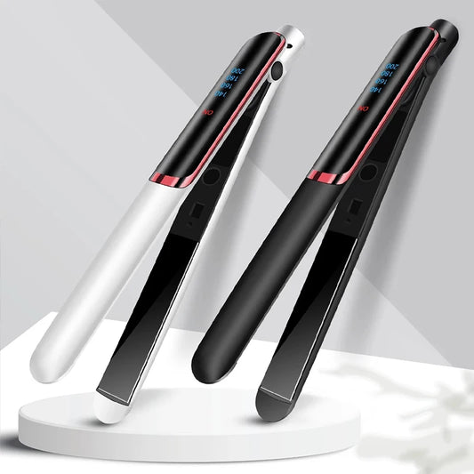 4 Temperature Ceramic Hair Straightener Flat Iron with Adjustable Heat Settings for Different Hair Types Styling Peaceful Pleasures Health and Wellness