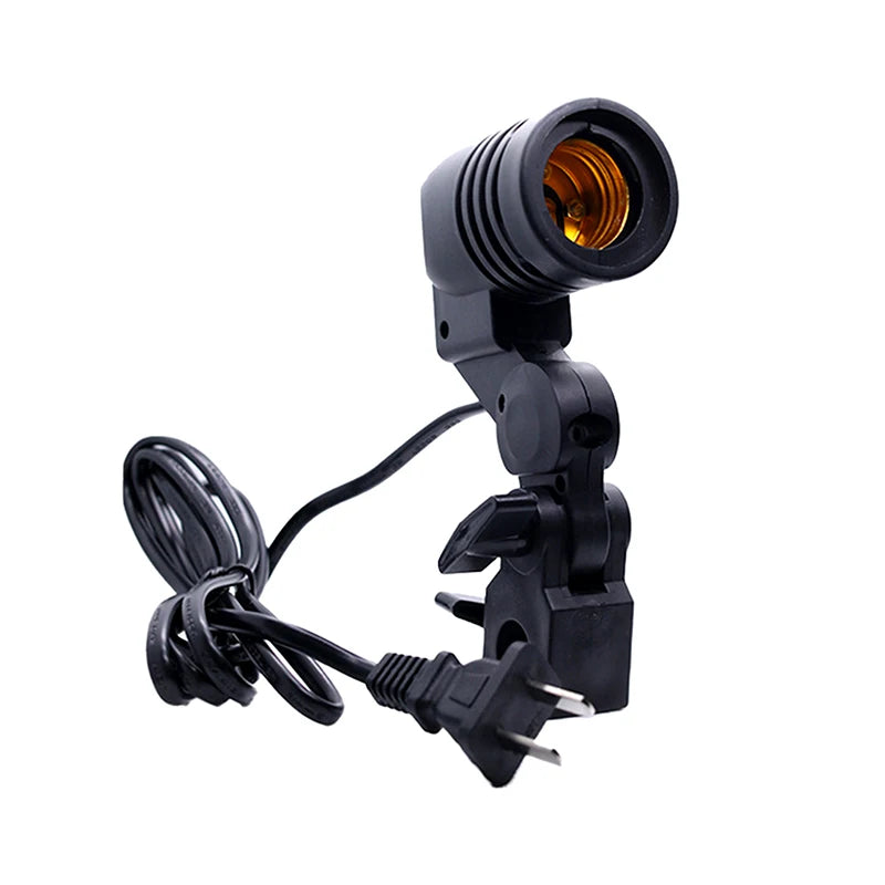 E27 Lamp Holder Socket with 1.8M Cord | Photography Bulb Mount