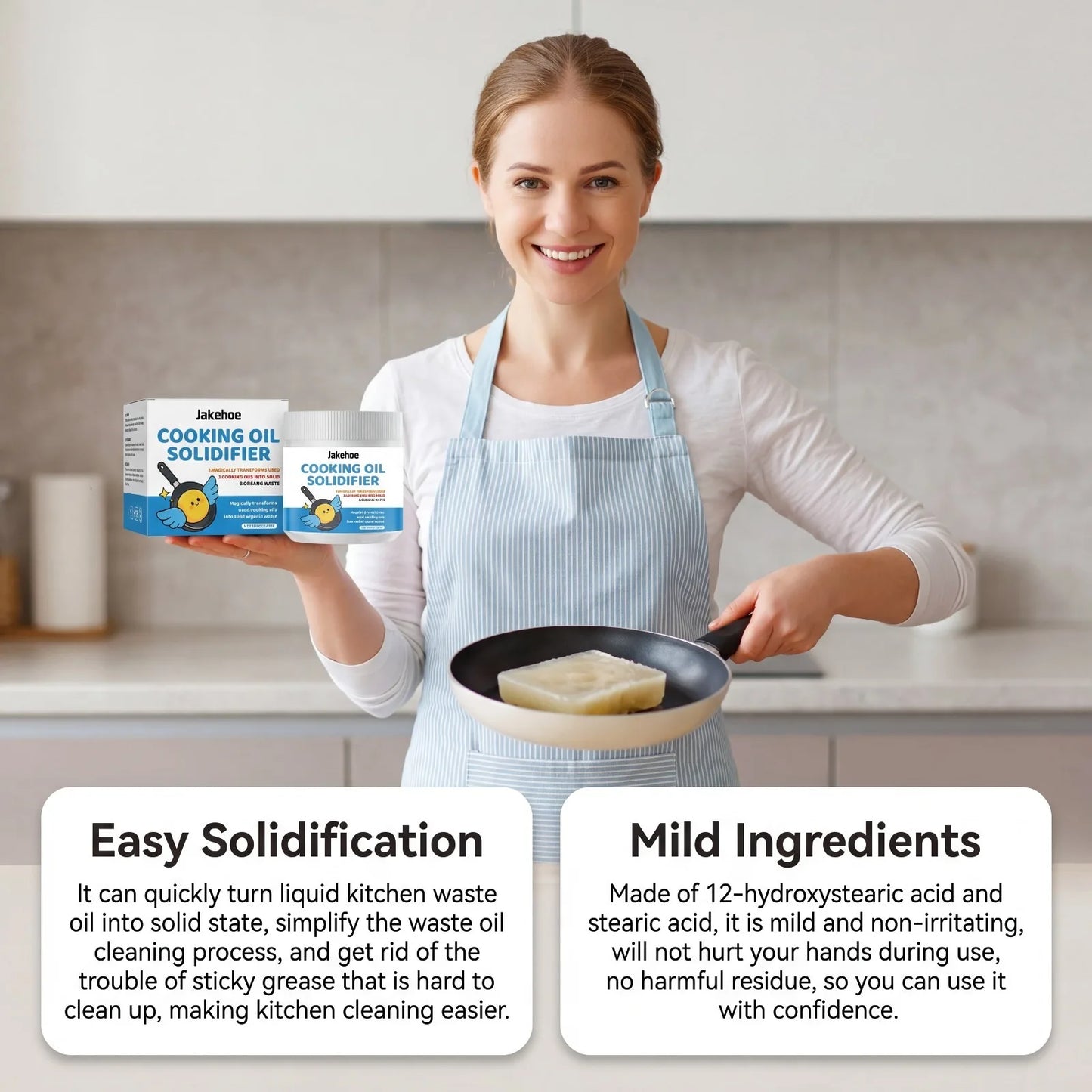 Cooking Oil Solidifier Powder | Eco Grease Disposal Solution