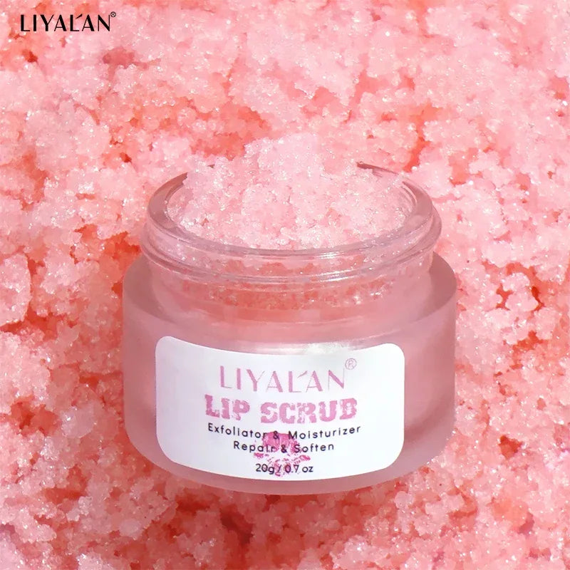 Pink Sugar Lip Scrub – Exfoliating & Moisturizing Peaceful Pleasures Health and Wellness