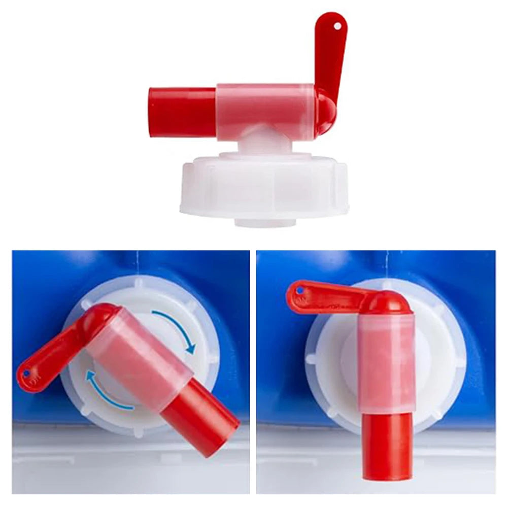 1Pc/3Pcs Faucet DN61 61mm Horticultural Plant Nutrient Solution Faucet Red White Plastic Faucet Garden Outdoor Garden Faucet Peaceful Pleasures Health and Wellness 3pcs DN61