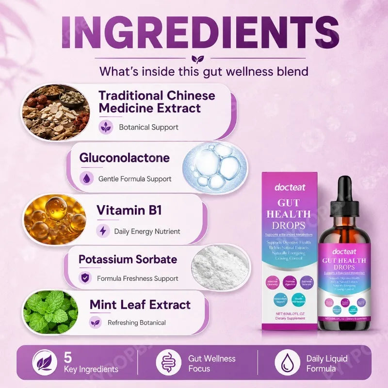 Herbal Wellness Drops Mint Extract & Vitamin B1 60ml