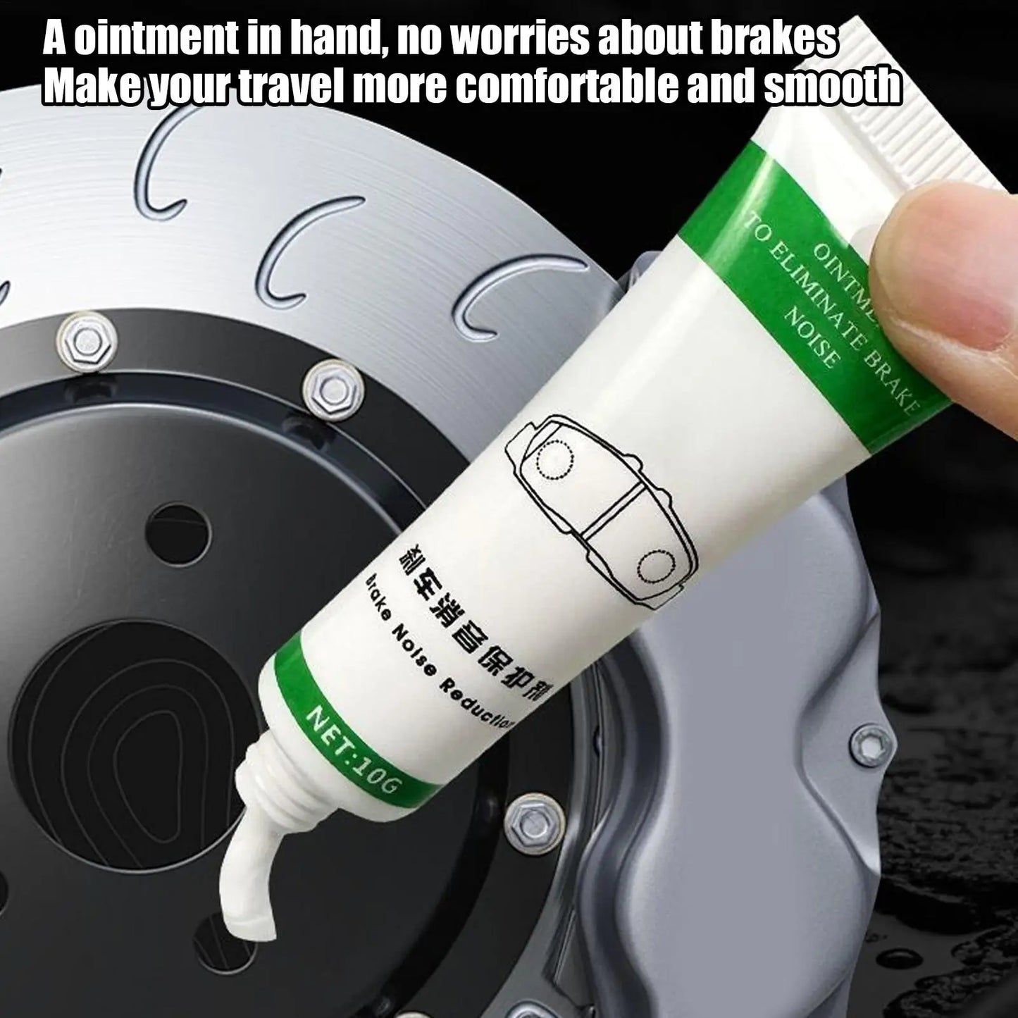 10g Brake Pad Grease | Noise Reduction & Heat-Resistant Lube