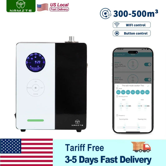 NAMSTE WiFi Scent Diffuser – 1,200 Sq Ft HVAC Smart Home Peaceful Pleasures Health and Wellness