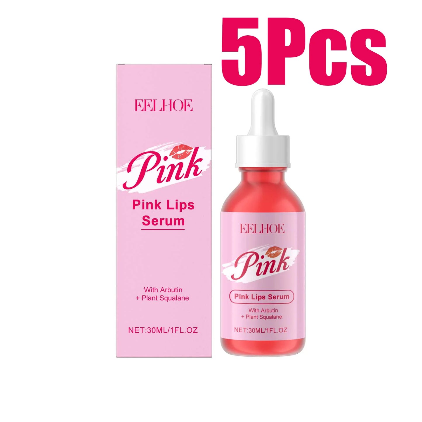 Pink Lip Brightening Serum – Lighten, Plump & Hydrate