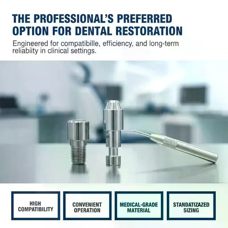 Titanium Multi Unit Analog Screw Retained Prosthetic Component