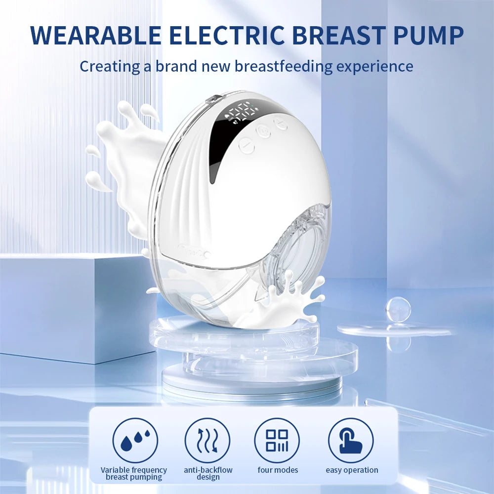 Wearable Hands-Free Electric Breast Pump | 4 Modes, BPA-Free