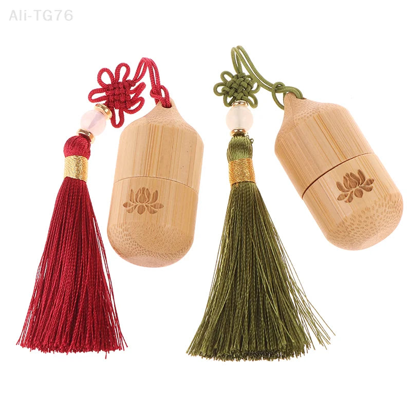 Bamboo Glass Roll-On Bottle 1ml | Perfume & Essential Oil Roller