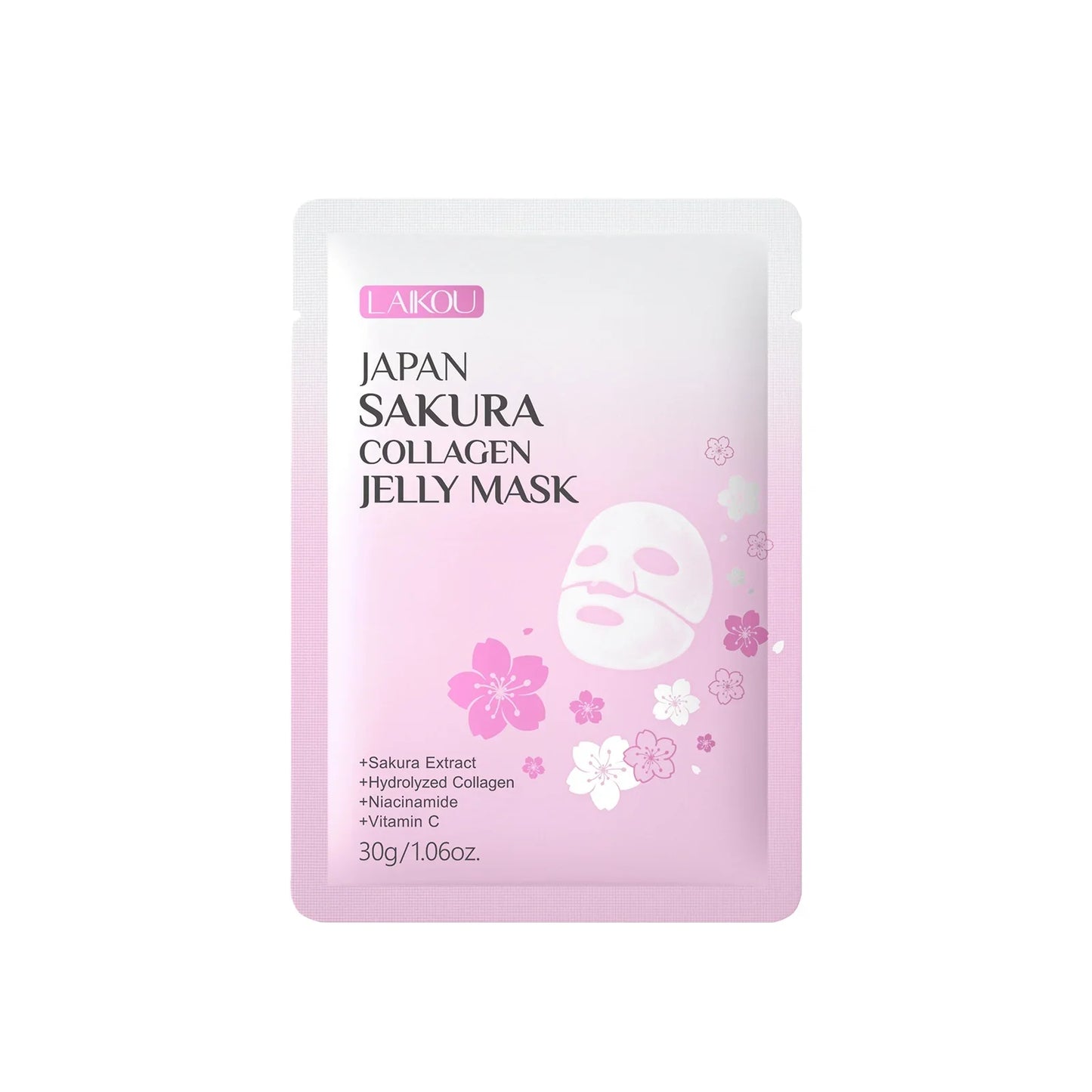 LAIKOU Sakura Collagen Jelly Facial Mask 30g – Hydrating Gel