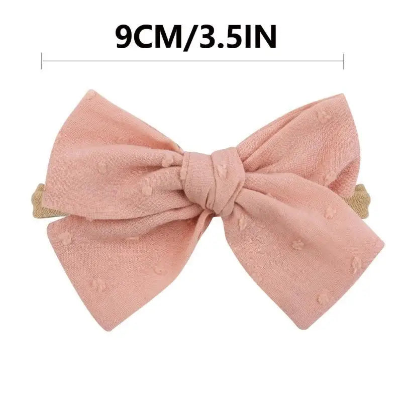 6-Pack Baby Girl Bowknot Headbands | Newborn & Toddler Hair Bands