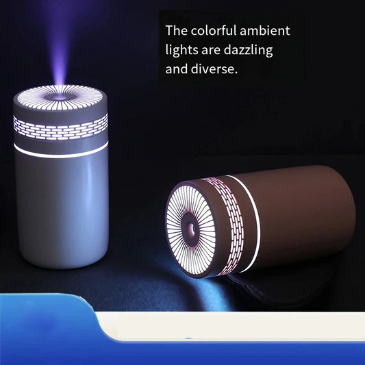 Mini Car & Home Aroma Humidifier | 7-Color LED, USB Mini Aroma Humidifier Peaceful Pleasures Health and Wellness