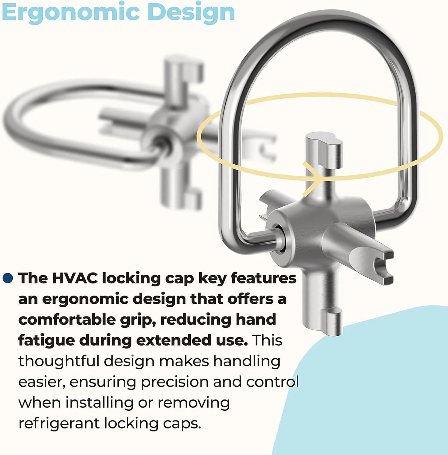 HVAC Locking Caps Key 410A R22 Refrigerant Safety Installation