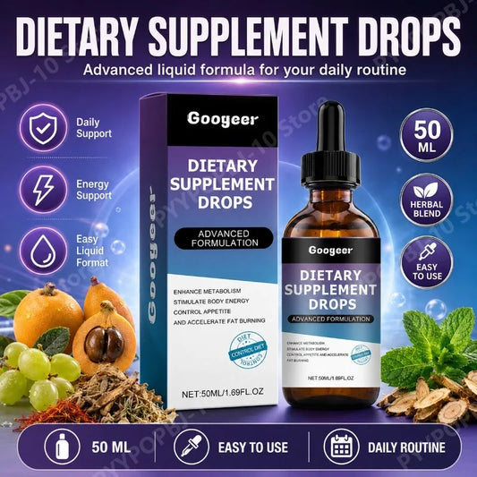 Botanical Wellness Drops | Loquat, Grape, Mint & Vitamin B1 50ml Herbal Wellness Drops Peaceful Pleasures Health and Wellness