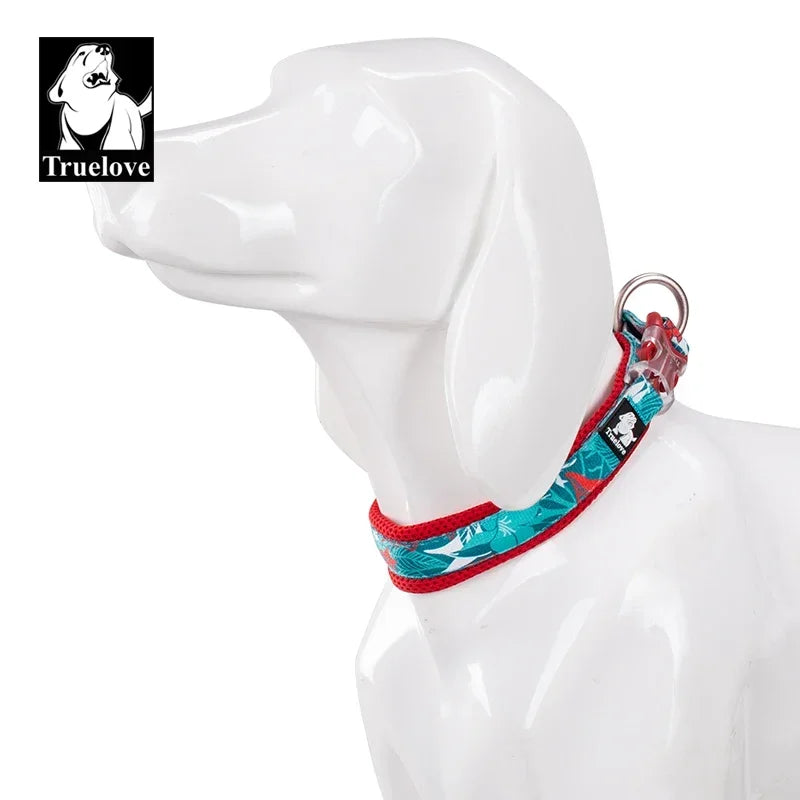 Truelove Floral Pet Collar Best Padded Comfort Cushion Camouflage Small Medium and Large Dogs and Pets Running Outdoors TLC5273 Peaceful Pleasures Health and Wellness