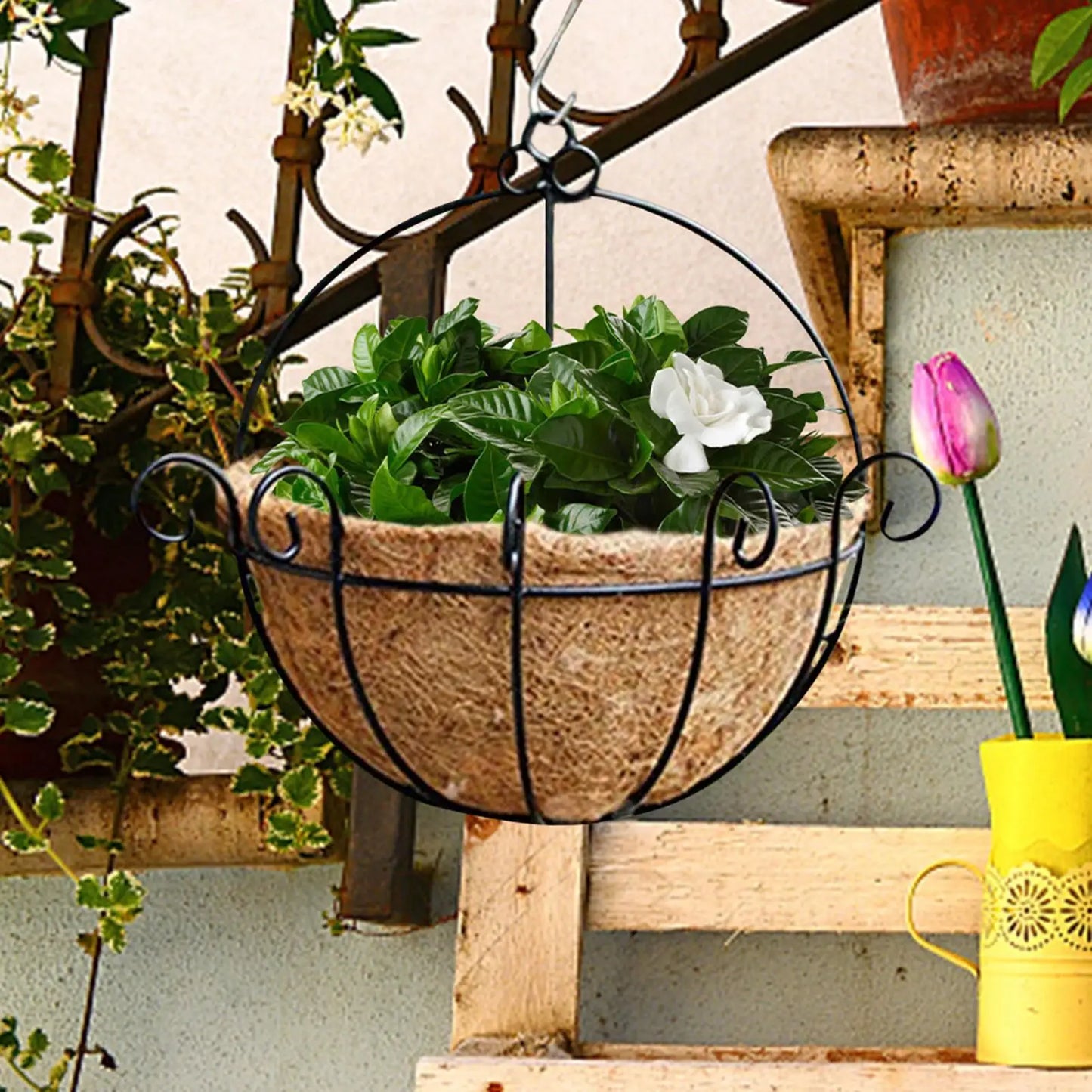 Natural Coconut Coir Liner for Hanging Baskets & Garden Pots
