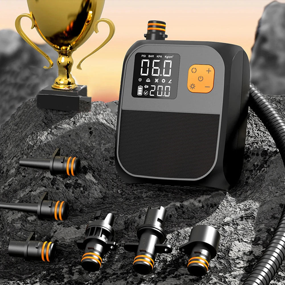 20PSI Portable Air Compressor SUP Pump for Paddle Board Kite & Tent Peaceful Pleasures Health and Wellness