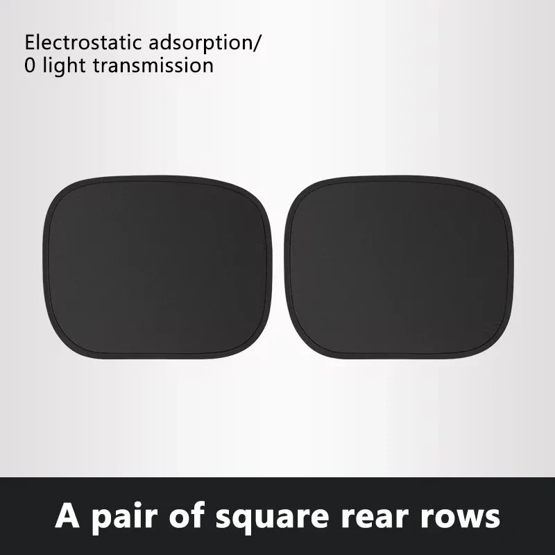 4-Layer Electrostatic Car Side Window Sun Shade | UV Blocker