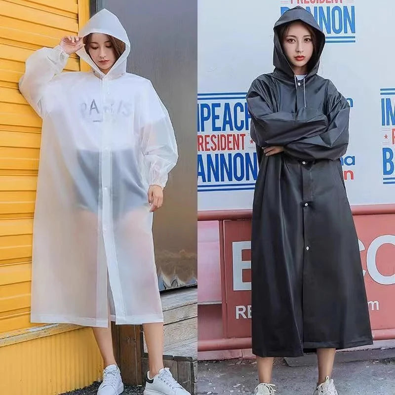 Ultra-Light Packable Rain Poncho | Reusable EVA Rainwear