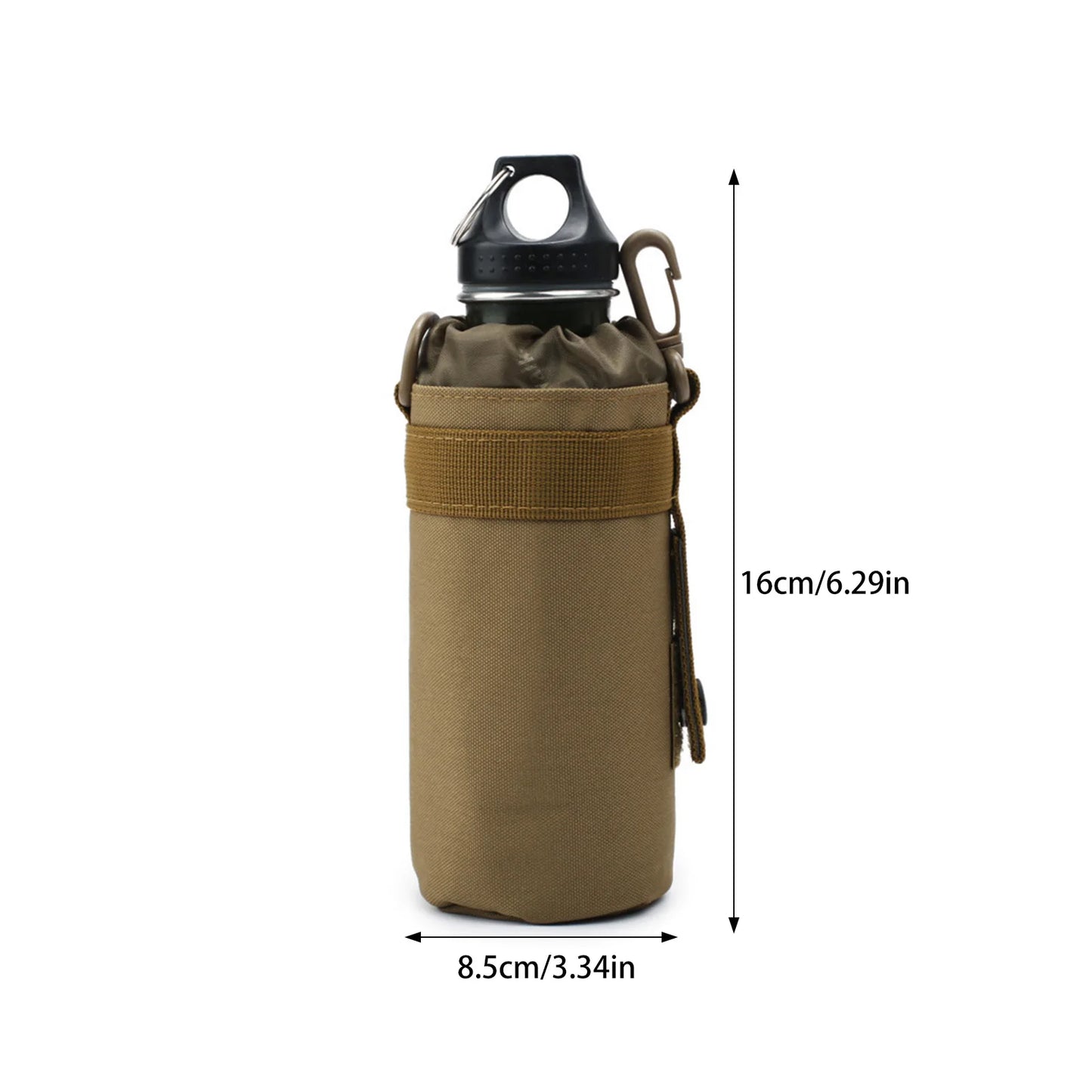 Sports Water Bottles Pouch Bag Comfortable Carrying Water Mug Holder Suitable for Cycling Climbing Peaceful Pleasures Health and Wellness