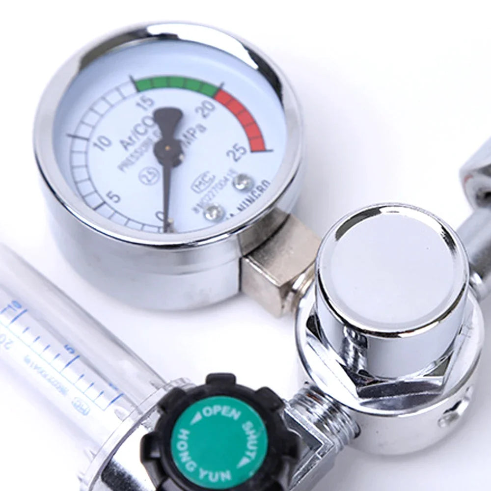 Meter 0-25Mpa Argon Regulator CO2 Mig Tig Gas-regulators Flowmeter