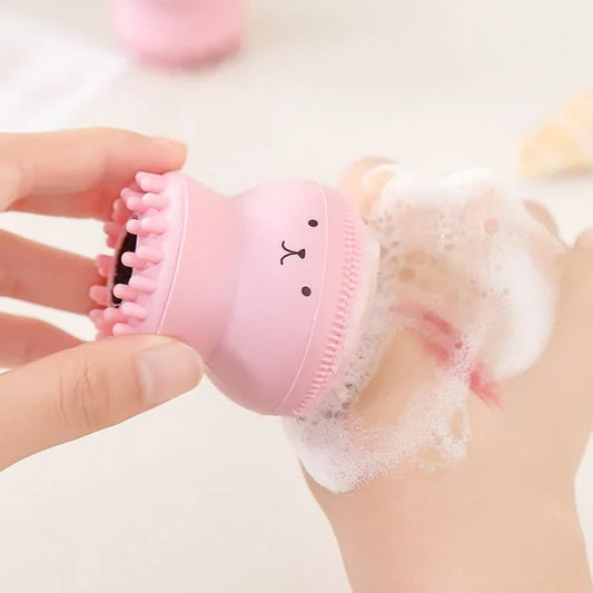 Silicone Face Cleansing Brush – Deep Pore Scrub Exfoliator Face Cleansing Brush Peaceful Pleasures Health and Wellness