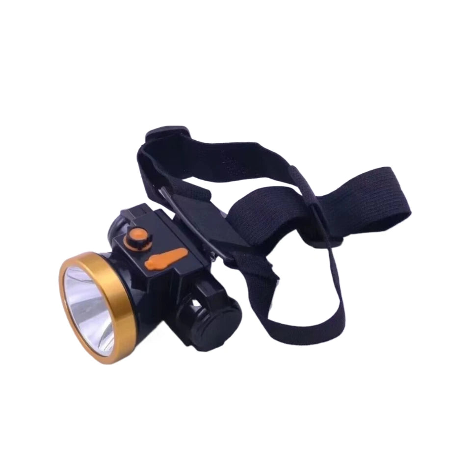 Strong Light Rechargeable LED Lithium Small Head Light Night Fishing Outdoor Patrol Camping Head Mounted Flashlight Headlights Peaceful Pleasures Health and Wellness 1pcs