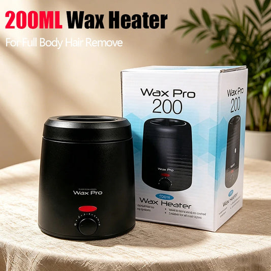 2026 Hot Sale！200ML Wax Heater for Hair Removal Wax Beans Waxing Machine Epilator Wax-melt Pot Unisex Hair Removal Peaceful Pleasures Health and Wellness