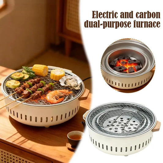2026 New Electric Carbon Dual Use Tea Stove Set Home Barbecue Grill Full Kit Indoor Outdoor Tea Cooking Heating Cookware Peaceful Pleasures Health and Wellness