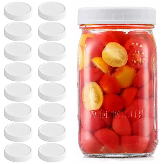 86mm Wide Mouth Mason Jar Lids – Reusable Leak-Proof Seal Mason Jar Lids Oasis Select