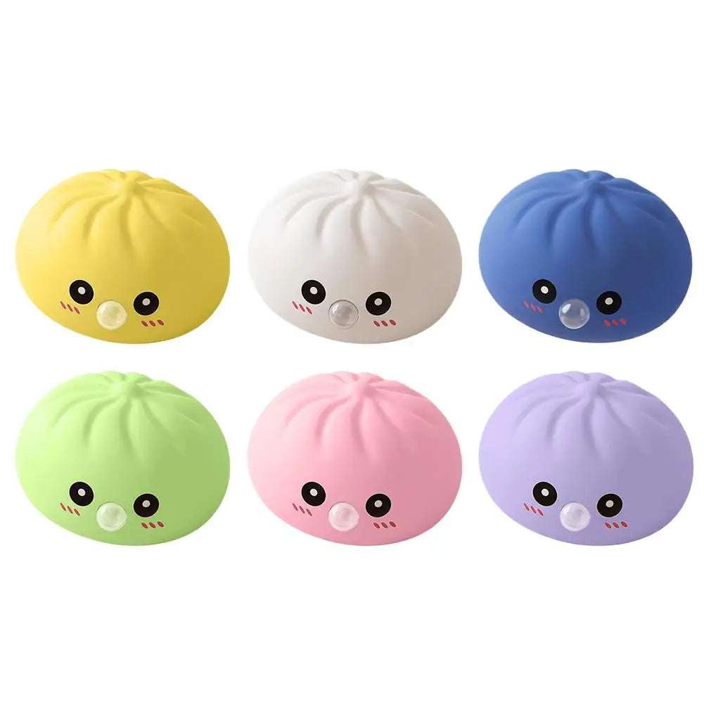 Dumpling Squeeze Fidget Toy – Soft Sensory Bubble Toy for Adults