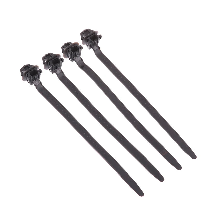 10PCS Auto Fasteners Black Color Nylon Plastic Vehicle Motocycle Cable Tie Car Wiring Harness Retainer Clip Push Mount Peaceful Pleasures Health and Wellness