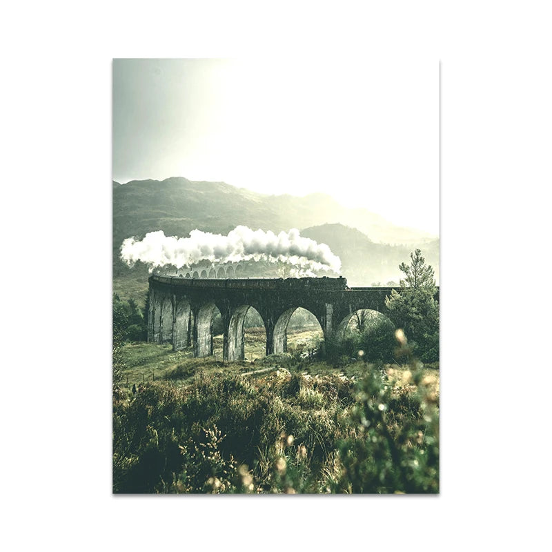 Hogwarts Castle Magic Wizard Canvas Wall Art | Kids Room Décor