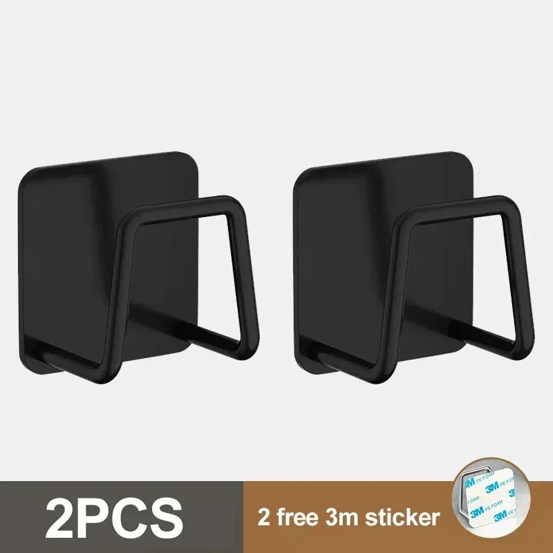 Stainless Steel Wall-Mounted Sponge Holder & Kitchen Rack