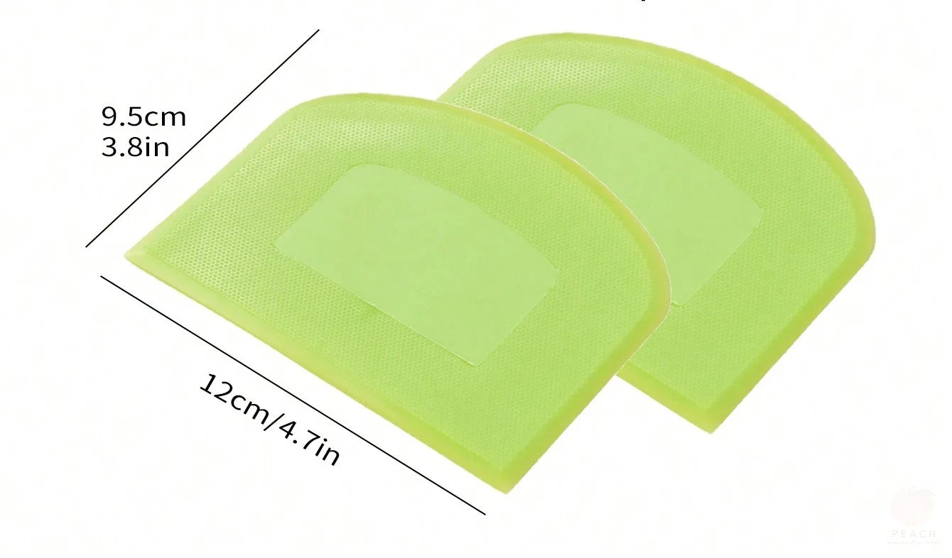 2-Pack Flexible Dough Scraper & Bench Cutter | Food-Safe