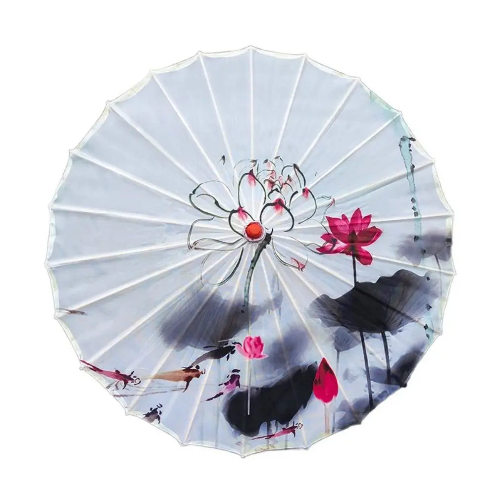 Handmade Chinese Silk Parasol | Decorative Dance Umbrella