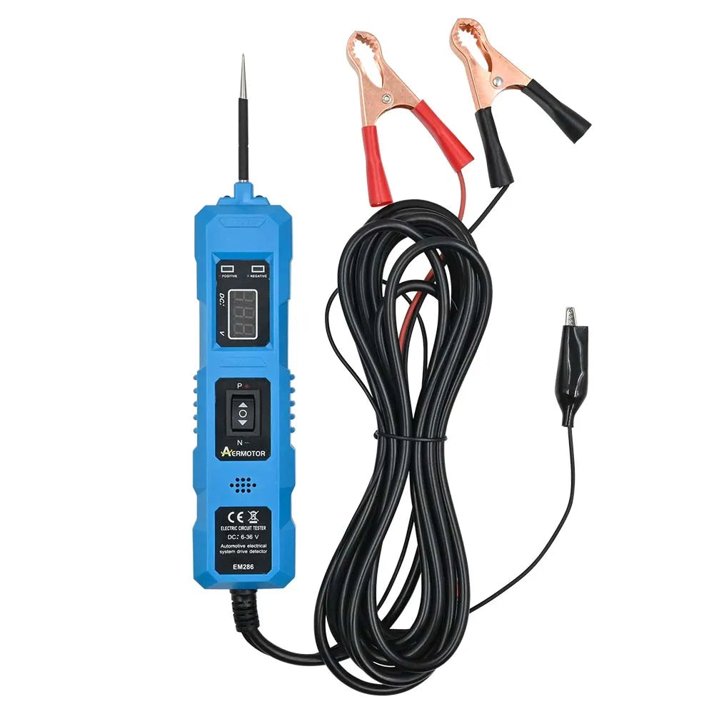 Aermotor Automotive Circuit Tester 6-48V LED Voltage Probe Kit