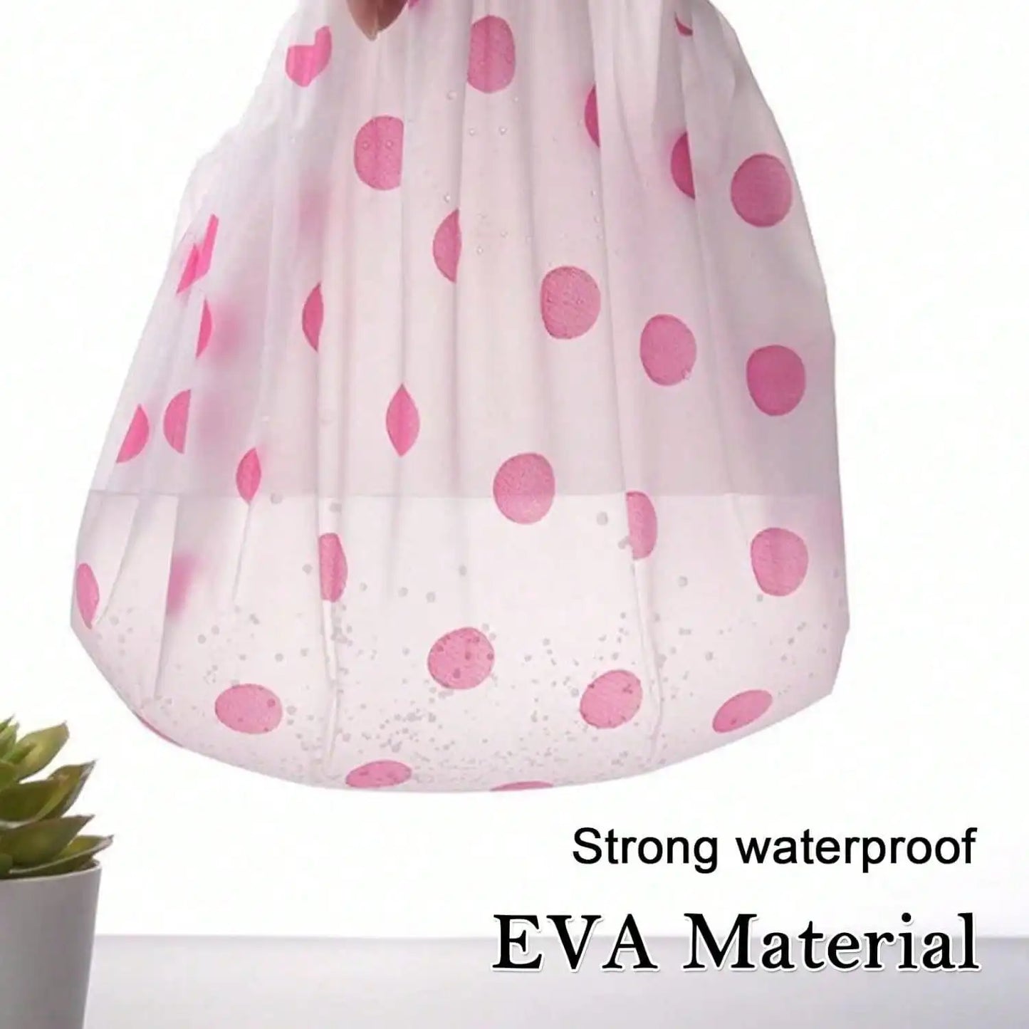 Reusable Waterproof Shower Cap | Plastic Spa Shower Cap