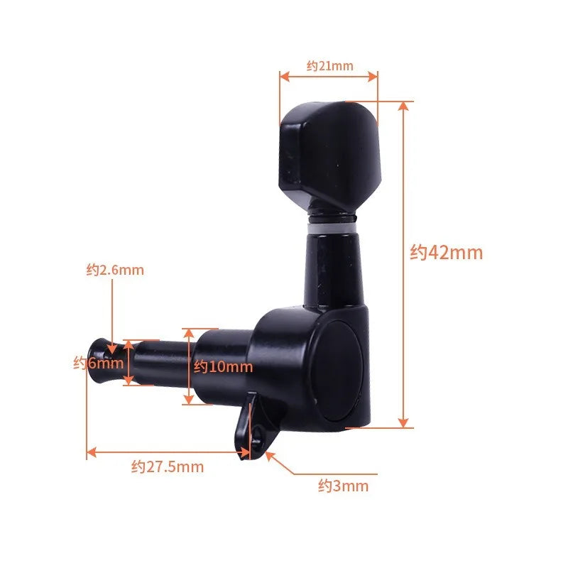 Acoustic Guitar Knob Fully Enclosed String Tuning Reel Tuning-string