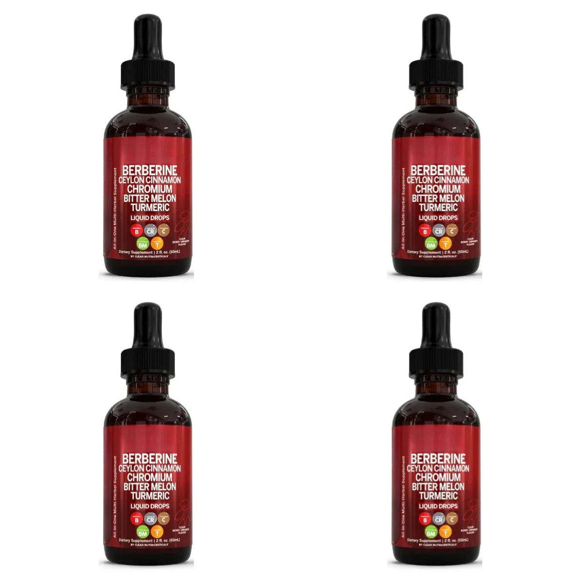 Organic Ceylon Cinnamon & Turmeric Drops – Non-GMO, Vegan