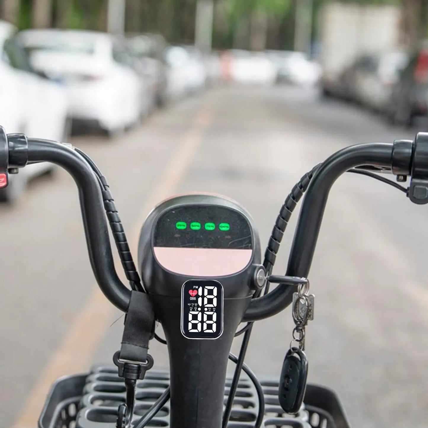 Stick On Waterproof Car Clock LED Small Digital Clock For Dashboard Motorcycle Boat Bike Truck SUV RV Dashboard Peaceful Pleasures Health and Wellness