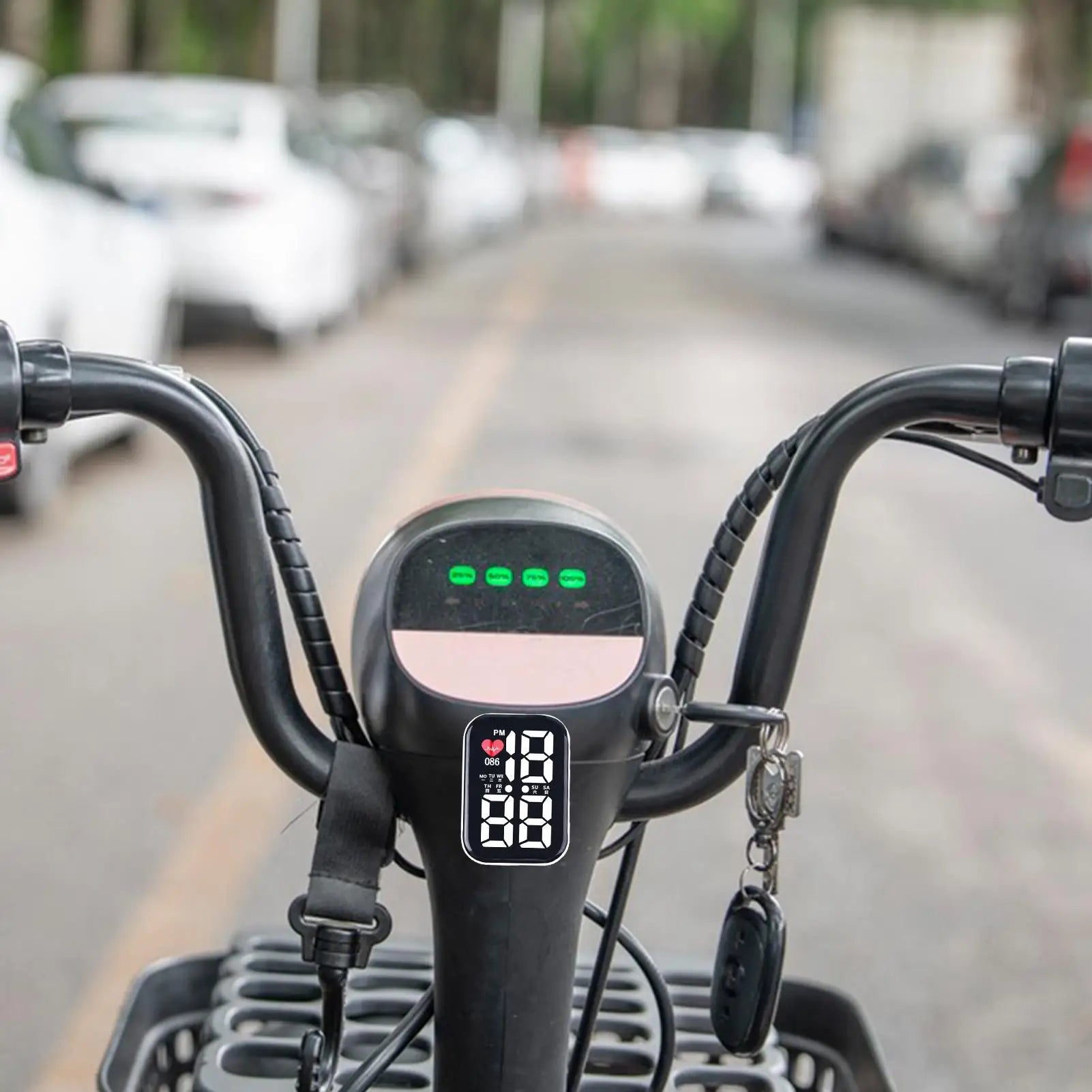 Stick On Waterproof Car Clock LED Small Digital Clock For Dashboard Motorcycle Boat Bike Truck SUV RV Dashboard Peaceful Pleasures Health and Wellness