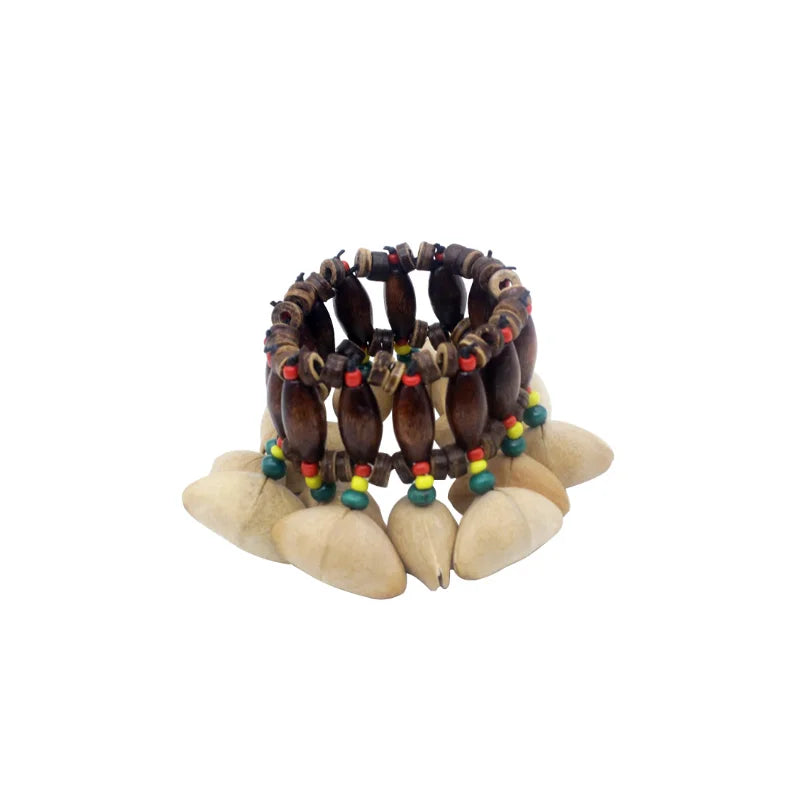 Handmade Nuts Shell Bracelet Handbell Djembe African Drum Conga