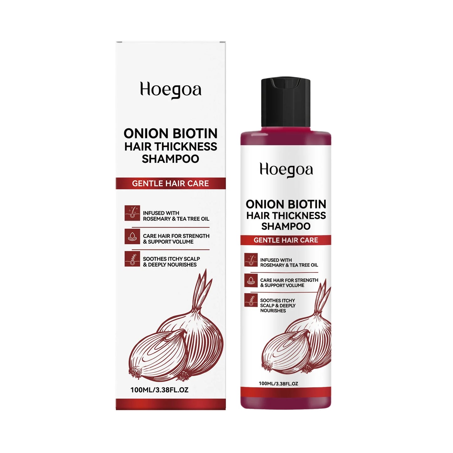 Hoegoa Onion Biotin Shampoo – Scalp Soothing & Nourishing