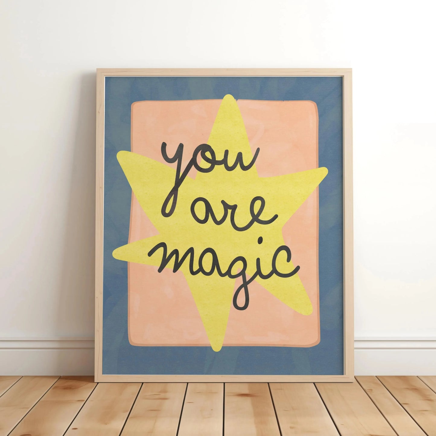Unicorn Quote Canvas Wall Art | Nursery & Home Decor Print Canvas Wall Art Peaceful Pleasures Health and Wellness