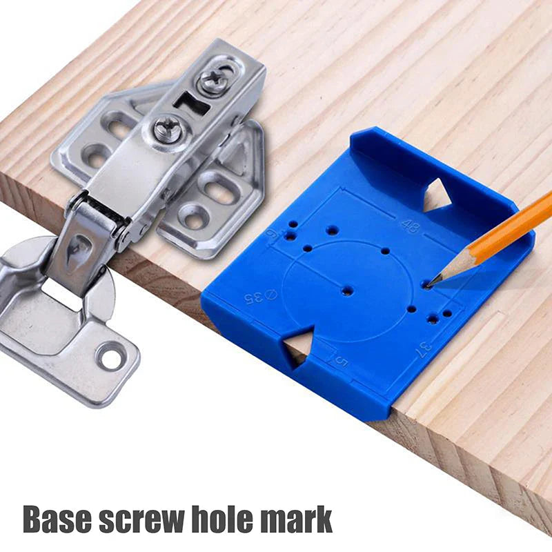 2-Pack Hinge Drilling Locator – Cabinet Door Positioning Jig